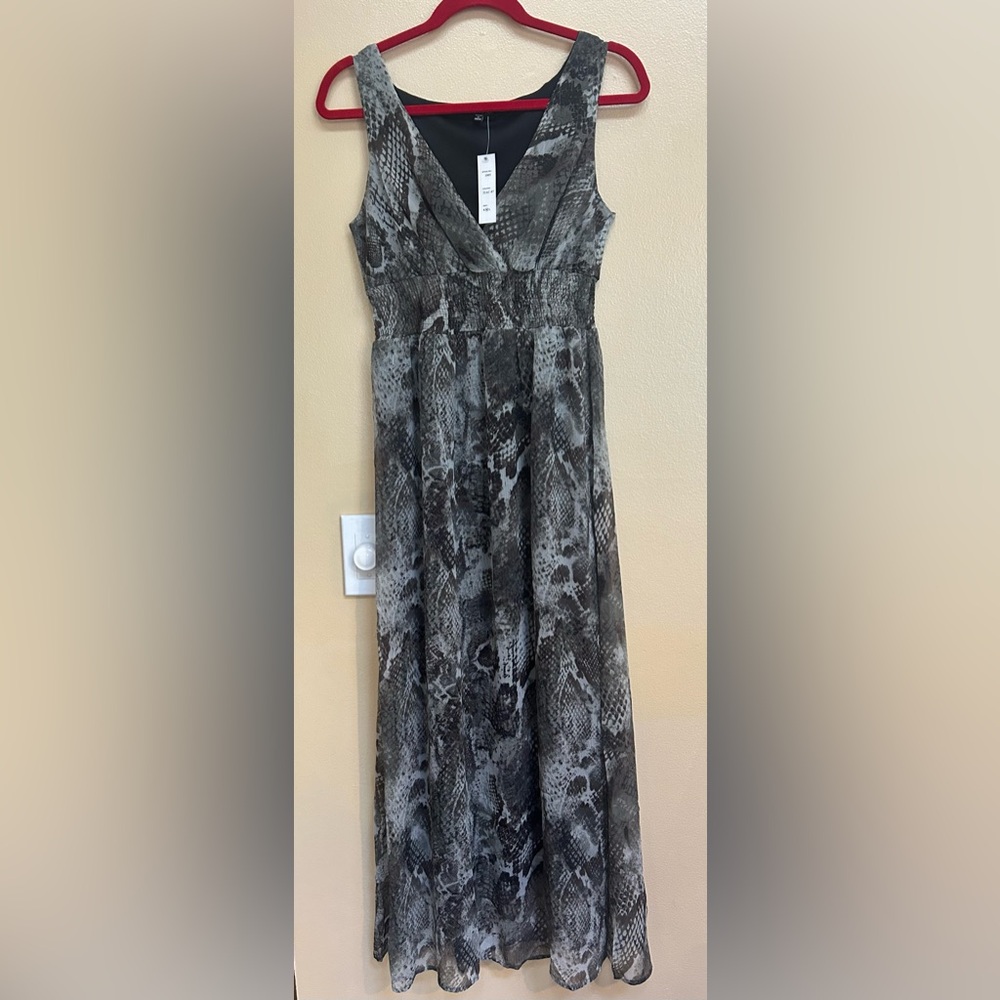 Chaudry/Anthropologie Snake Pattern‎ Dress Size Medium